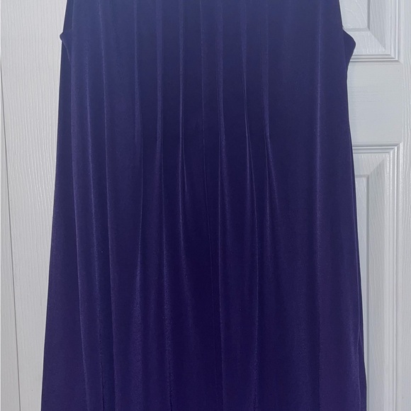 Calvin Klein Purple Pleated Dress, Size (see description) - Picture 4 of 5